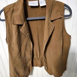 Light brown vest women's